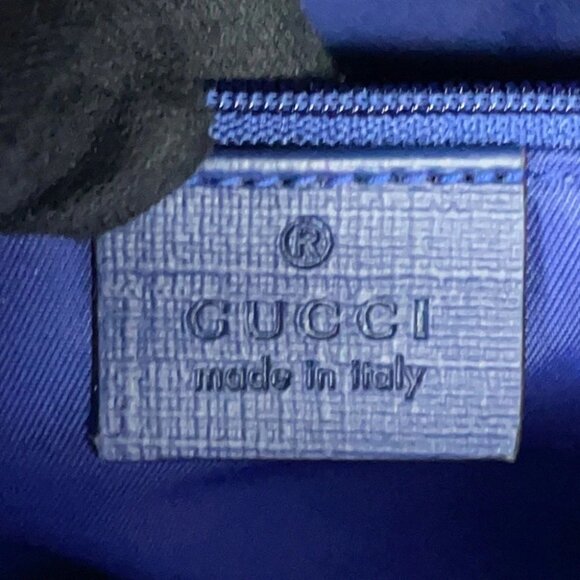 GUCCI Double G Backpack Children's PVC Navy 271327 - Picture 8 of 10